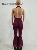 Elegant Backless Catsuit for Nightlife