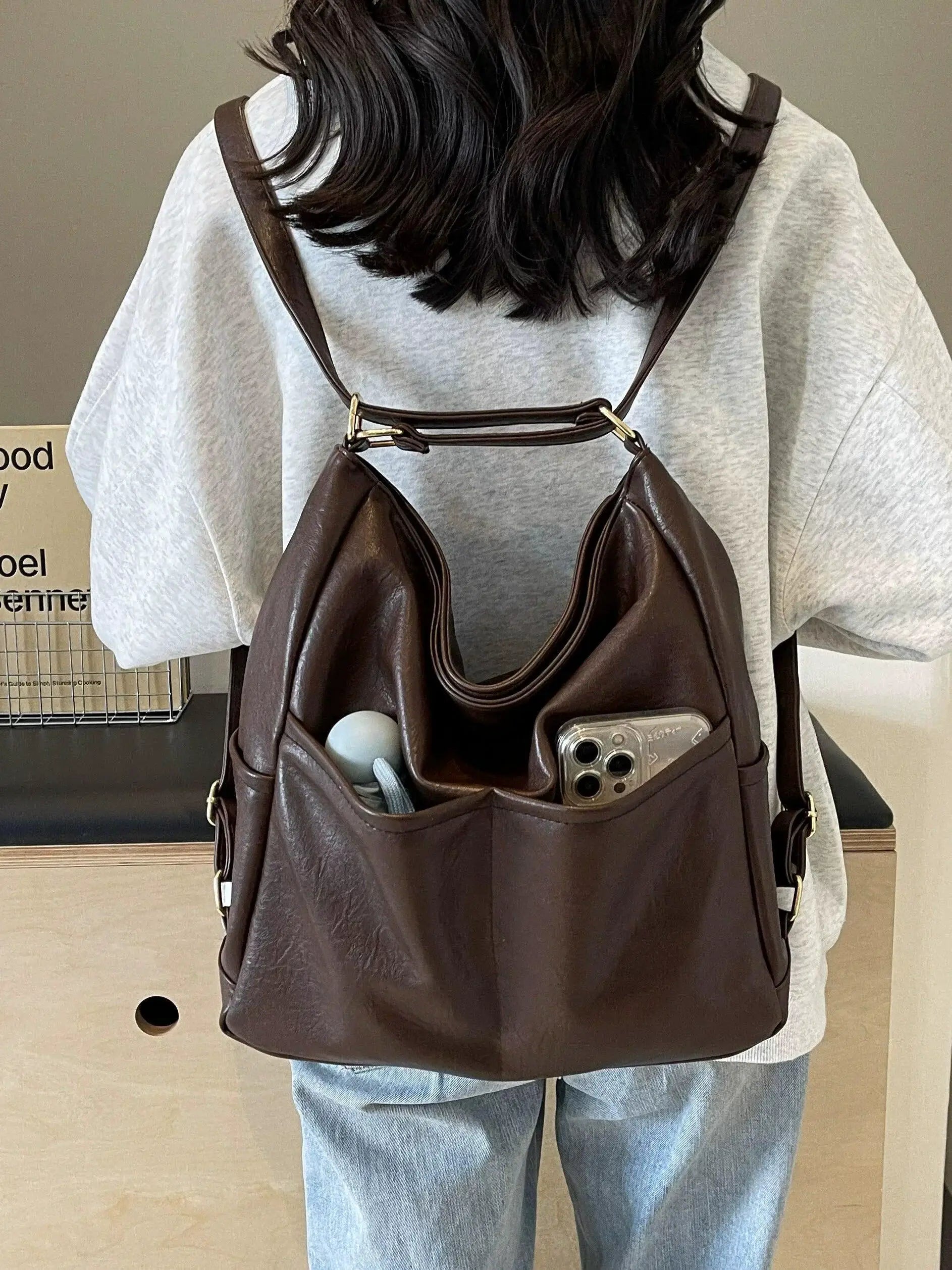 Maillard Commuter Tote Versatile Shoulder Bag Chic Design
