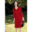 Slimming Dress for Modern Women Office