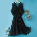 Breathable Silk Dress for Women Summer