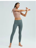 Yoga Pants Jiao Ma Algin Fabric High Waist Hip Raise