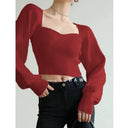 Elegant Off Shoulder Knit Top for Women