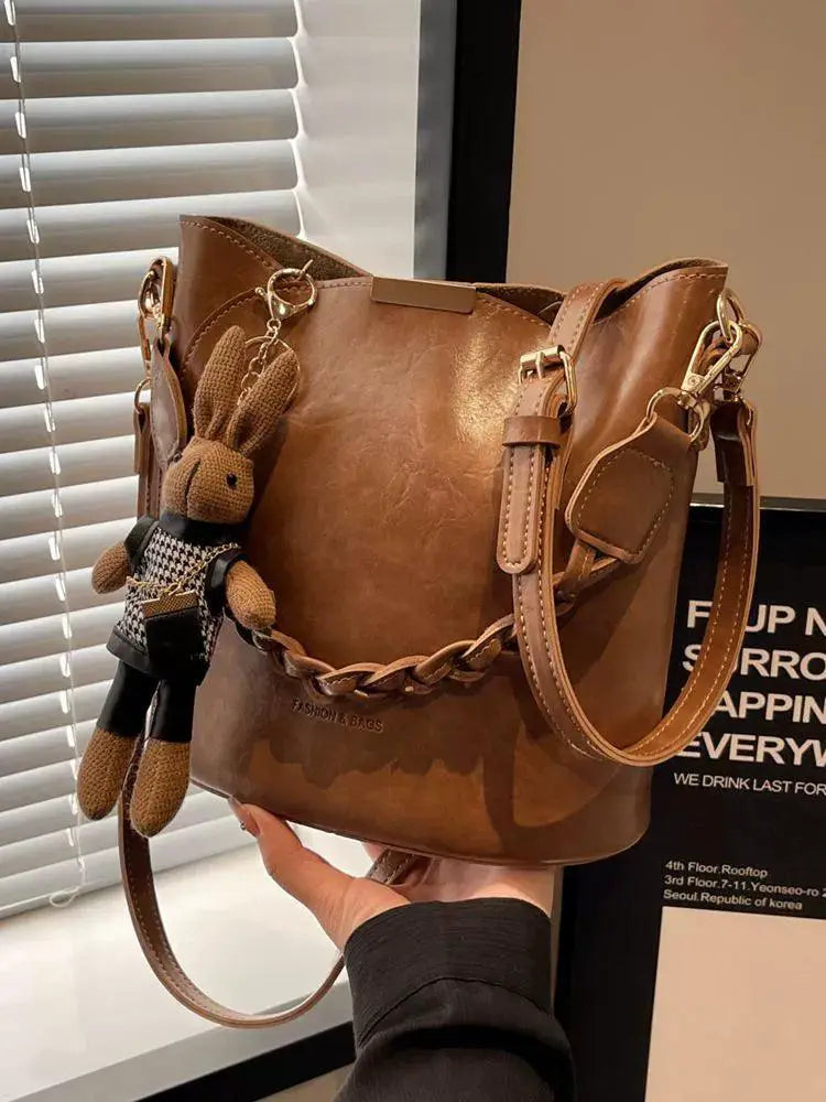Vintage Barrel Style Women Crossbody Satchel Fashion Icon