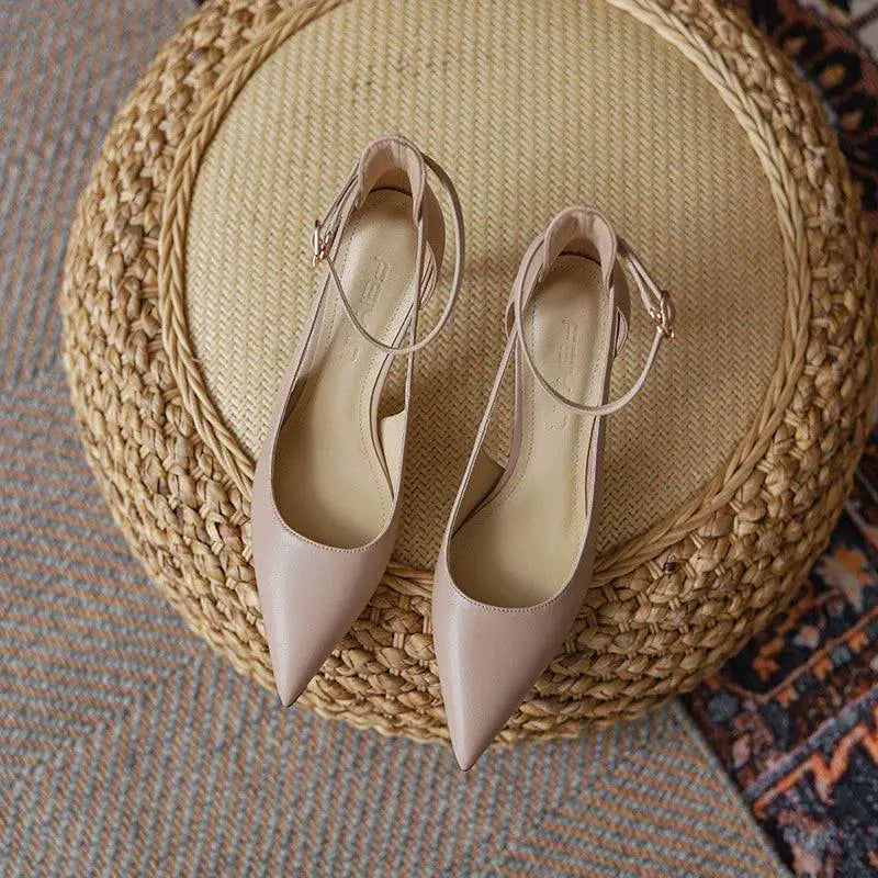 Feiyan Elegance Nude High Heels With Skirt Fashion