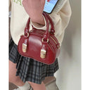 Retro South Korea Shell Bag Stylish PU Crossbody Essential