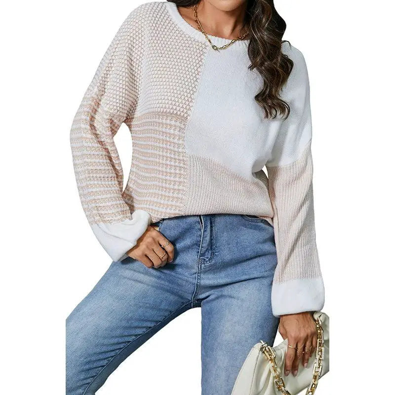 Fall 2024 Drop Shoulder Sweater For Women New Arrival