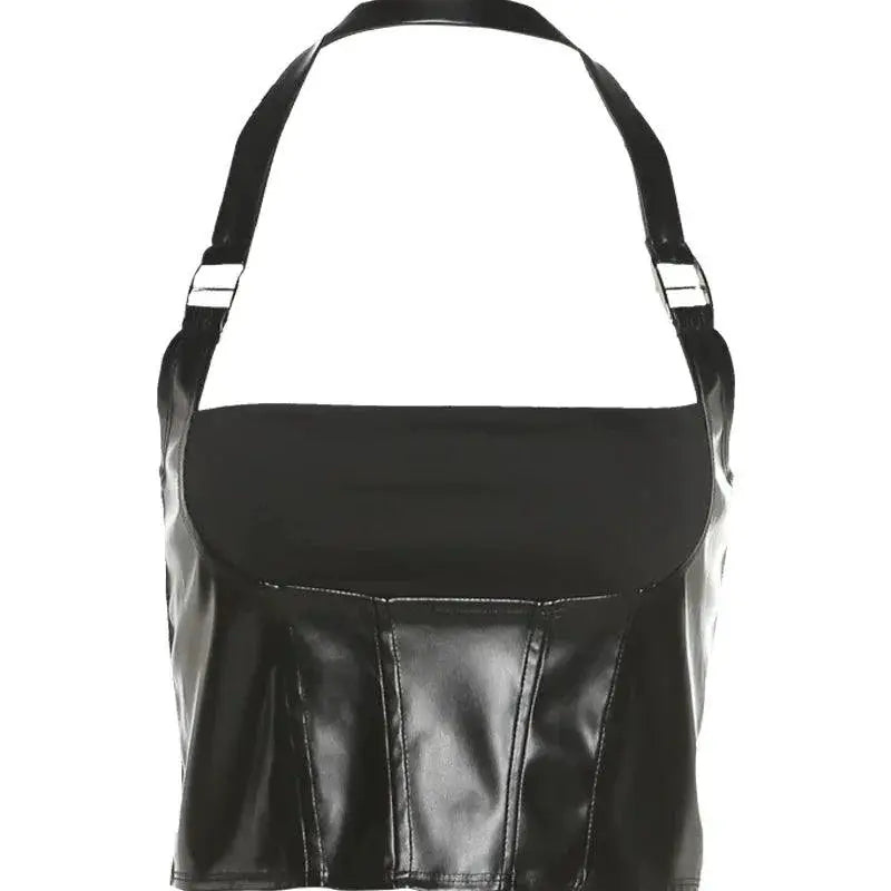 Kliou Halter Splicing Sling Street Style Summer Bag