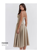 House of Atmosphere Slim Dress Sling for All Seasons Elegance