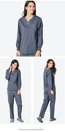 Annuo Elastic Dental Women's Clothing Surgical Gown for Comfort