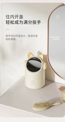 Touchless Desk Trash Bin for Office Use