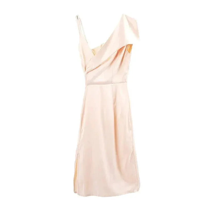 Exposed Chest Seductive Slip Dress V Neck Nightwear 2023
