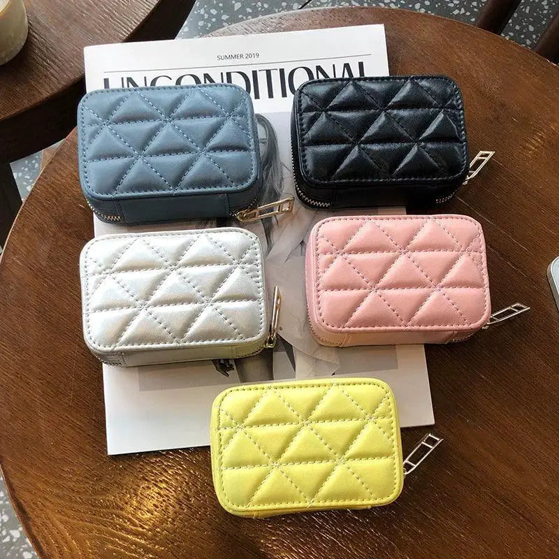 Compact Mini Mirror Lipstick Pack On The Go Beauty Set