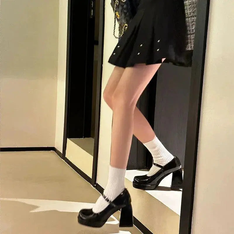 Mary Jane High Heels Trendy Elegance And Comfort Shoes