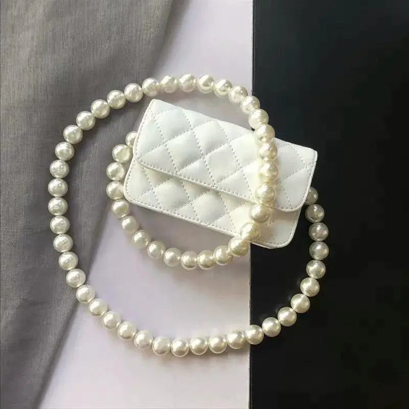 Elegant Pearl Chain Crossbody Bag for Women Fashion