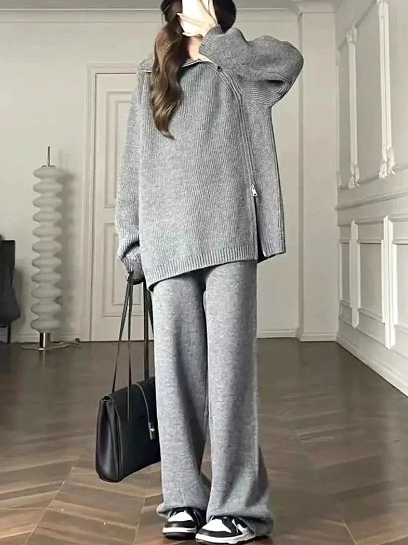 Maternity Suit Loose Turtleneck Set For Pregnant Women