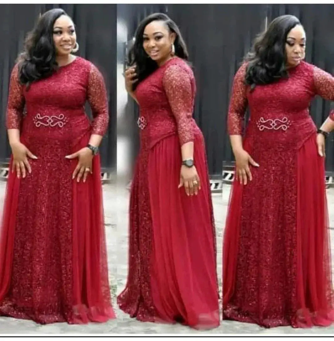 Elegant Plus Size Evening Gown With Flattering Fit