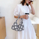 Retro Cotton Lunch Bag Stylish Canvas Tote for Foodies