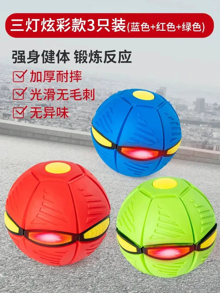 Elastic Stepping Ball Deformation Luminous Bouncy Ball - OurLum.com