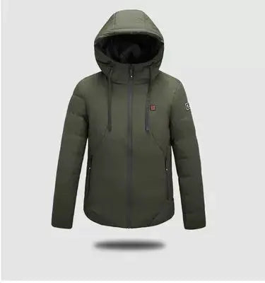 Men's Cotton Padded Down Jacket For Maximum Warmth And Style