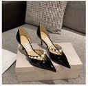 Song Qian 2-Strap High-Heel Shoes Fashion-Forward Footwear