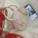 Retro South Korea Shell Bag Stylish PU Crossbody Essential