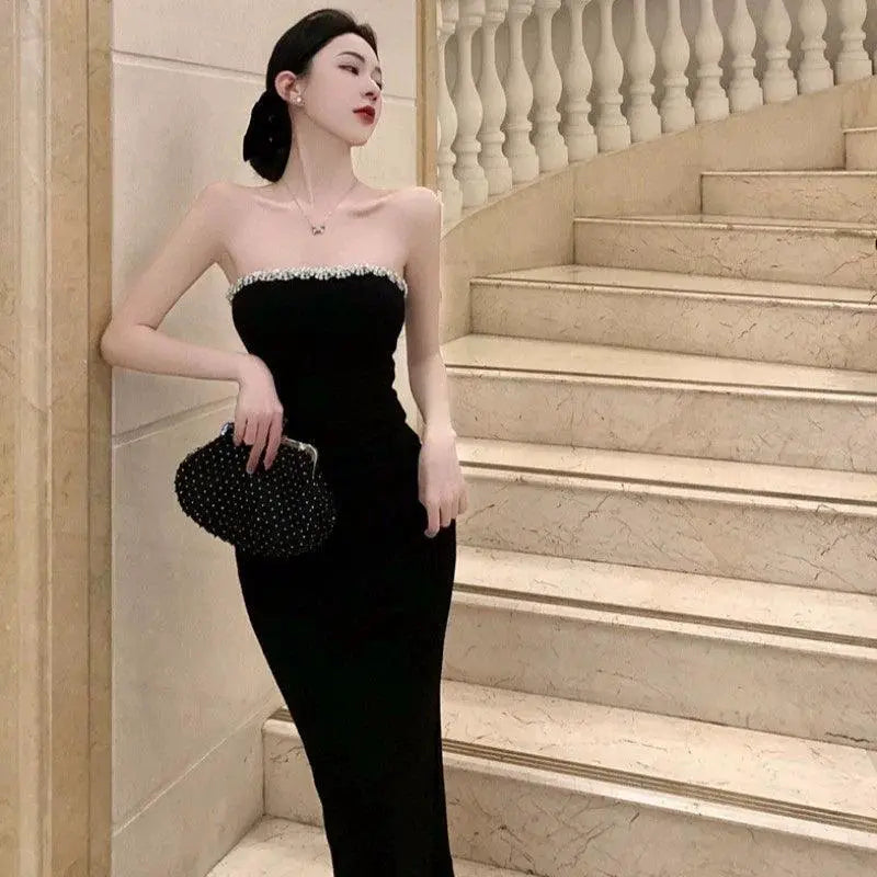 Luxurious Off Shoulder Evening Dress Opulent Design