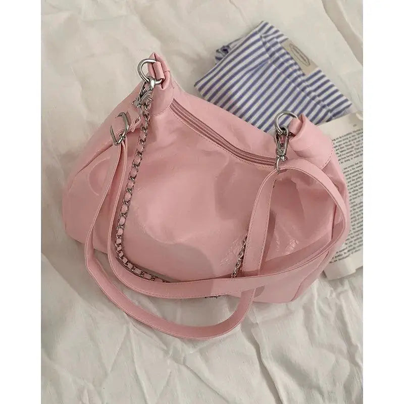 Fashionable PU Shoulder Tote Bag For Women Carryall