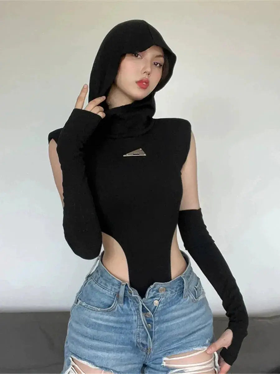 Small High Fork Jumpsuit T Shirt For Sophisticated Style