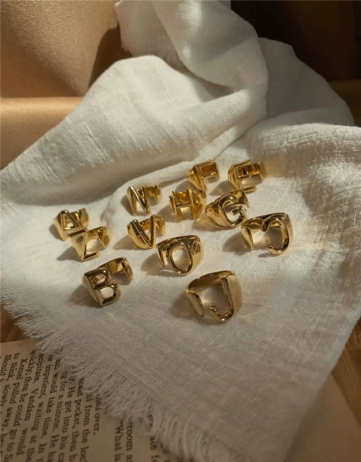 Personalized Gold Plated Ring for Her — product view 12