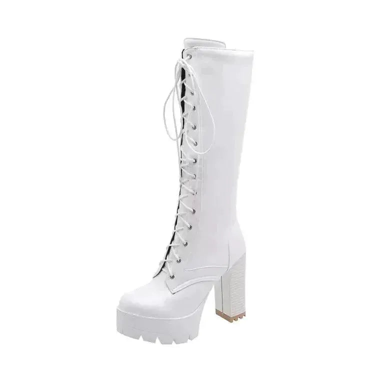 Chunky Heel Martin Boots For Trendsetting Fashion Online