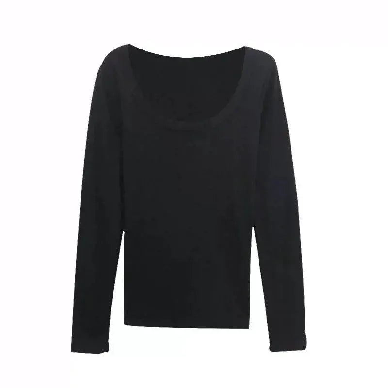 Velvet Slim Fit Long Sleeve Viscose Blend Shirt Luxe