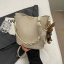 Organized Barrel Crossbody Bag for Women