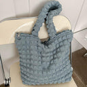 Cloud Puff Shoulder Bag: Trendy Ruched Purse for Women