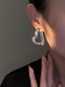 Light Extravagant Love Heart Women's Wheat Earrings Fancy