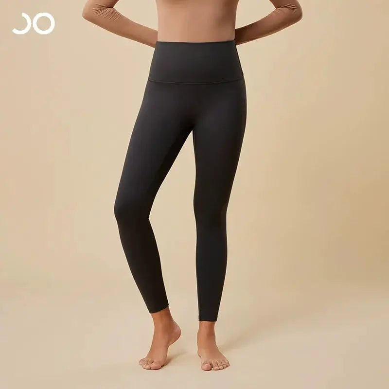 Jiao Ma Yoga Pants High Waist Algin Fabric Hip Raise