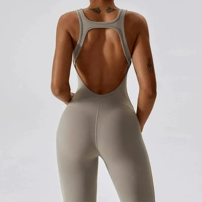 Open Back Yoga Jumpsuit With Ultimate Fusion Design