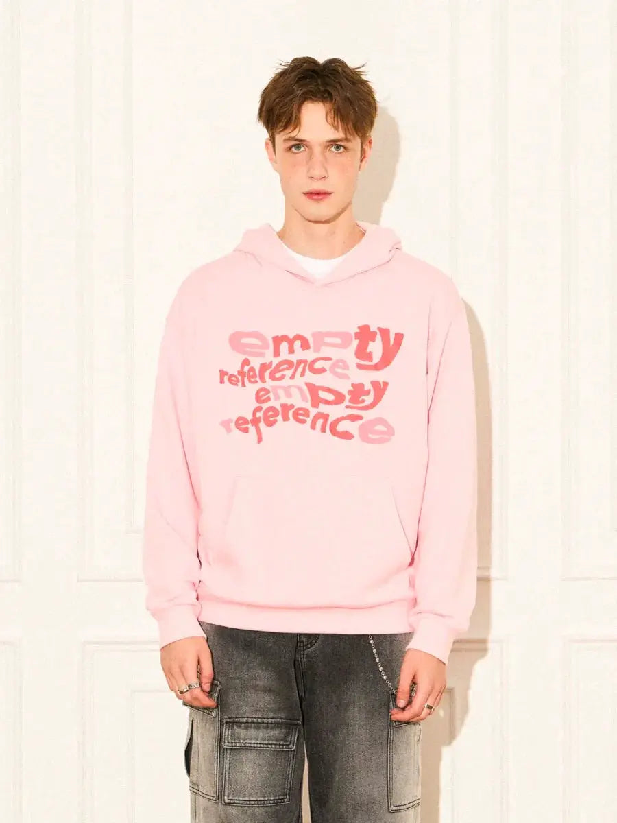 American Retro Street Deformed Font Hoodie - OurLum.com