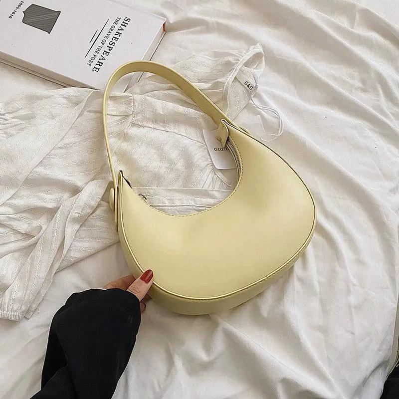 Winter Retro PU Shoulder Bag Minimalist Fashion Accessory