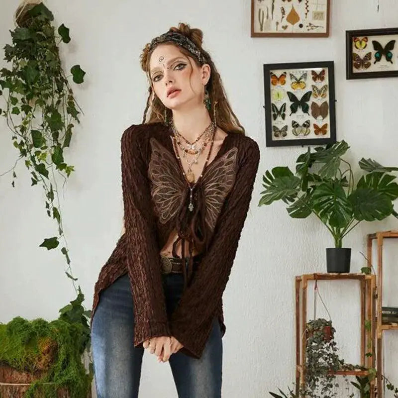 Ancient Vintage Collector Blouse Timeless Elegance Style
