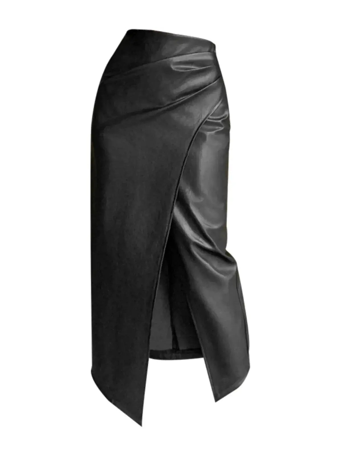 High Waist PU Leather Skirt Fashion Forward Elegance