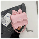 Lampeja Mini Bag White PU Leather Shoulder Bag For Women