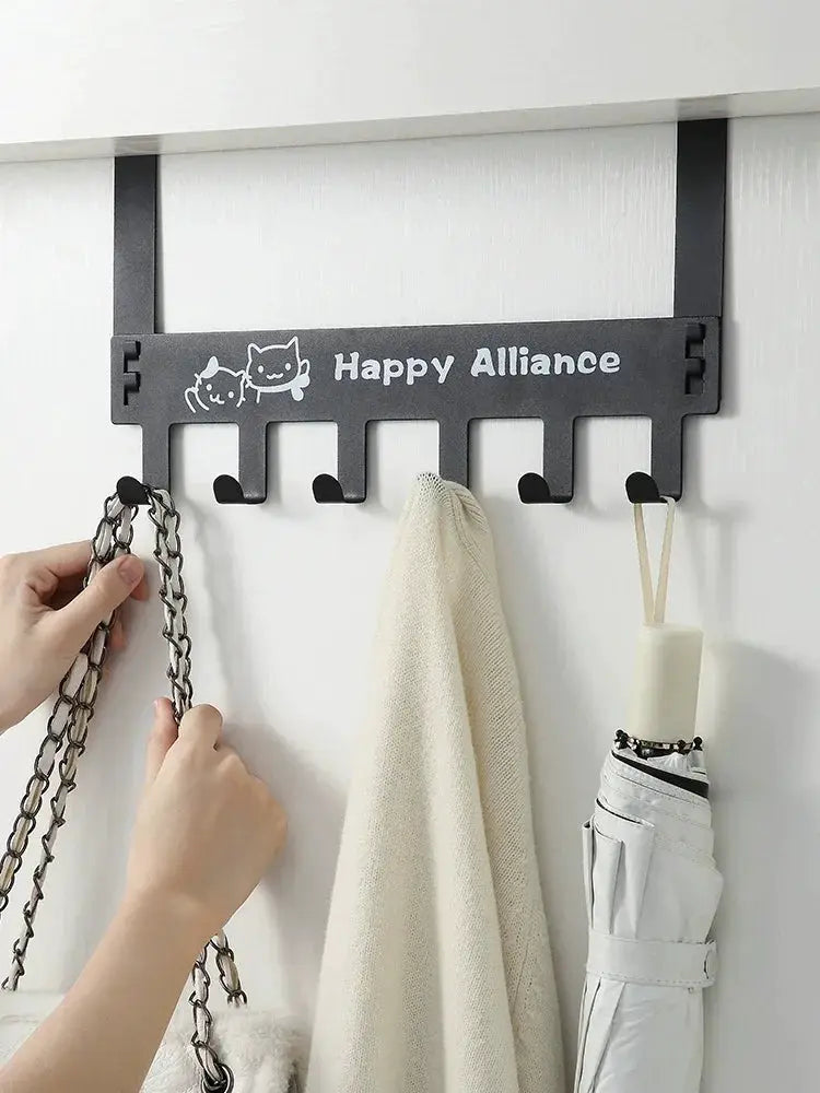 Jujiajia Door Hook Rack For Home Punch Free Shelf Organizer