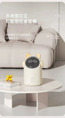 Touchless Desk Trash Bin for Office Use