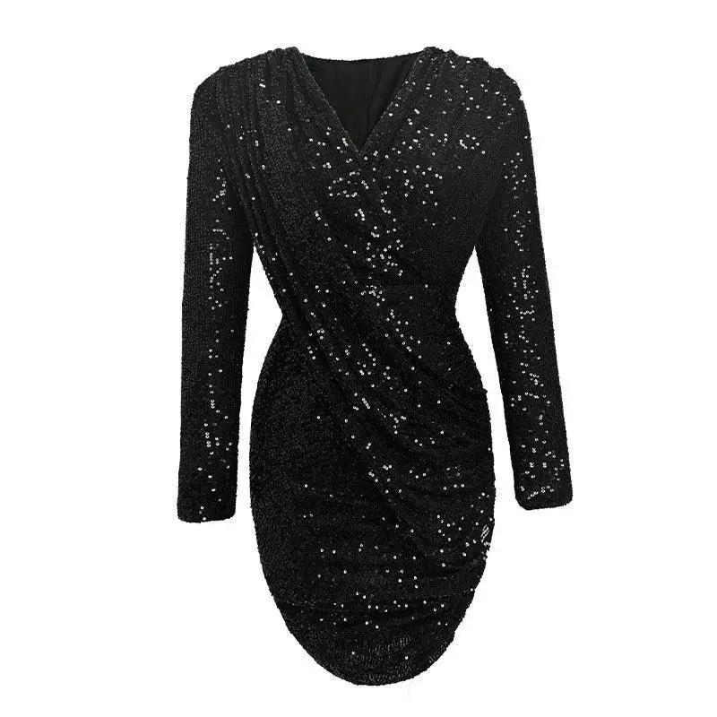 Sequin Party Skirt Retro Glam Versatile Style For Events
