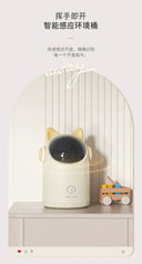 Touchless Desk Trash Bin for Office Use