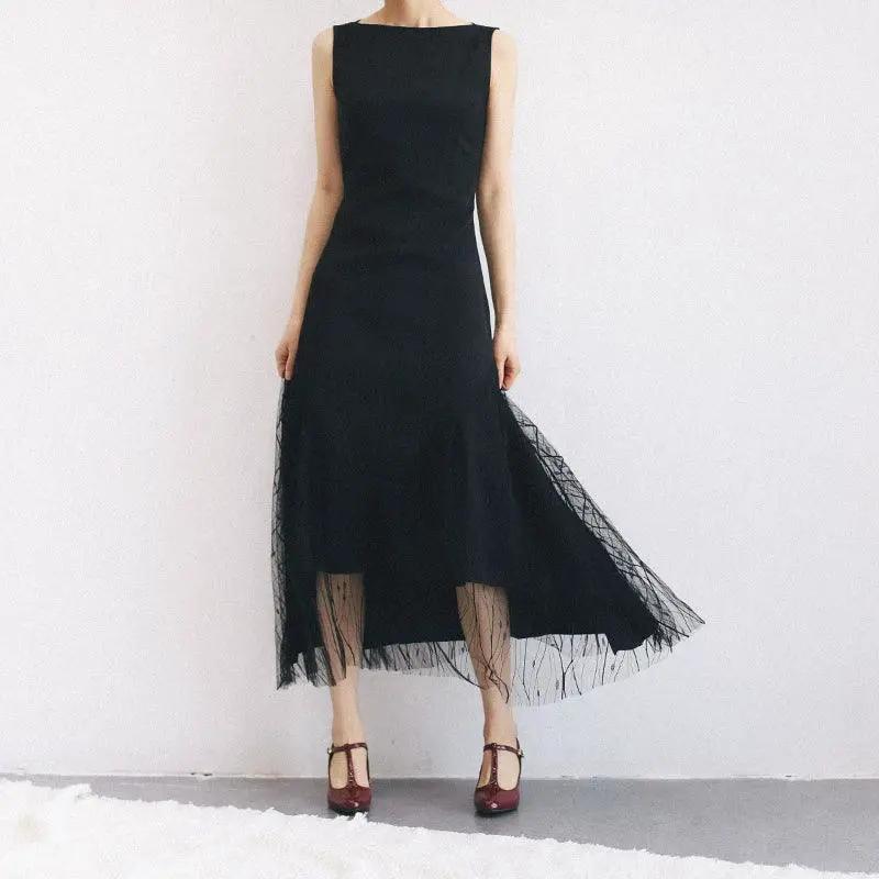 Vintage Black Dress Timeless Retro Commuting Fashion