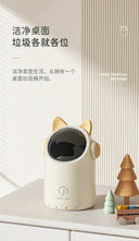 Touchless Desk Trash Bin for Office Use
