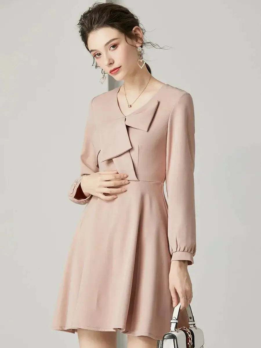 Lotus Pink Dress For Spring Fashion Elegance And Style Chic