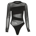 Mesh Bodysuit for Women Sleek Fashion