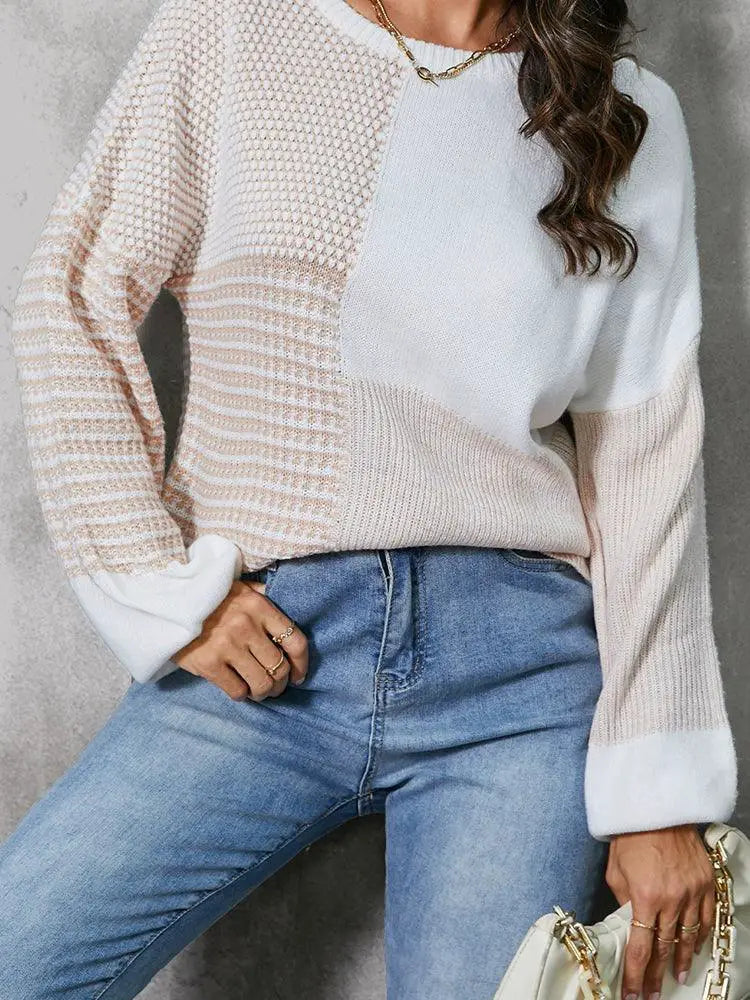 Fall 2024 Drop Shoulder Sweater For Women New Arrival